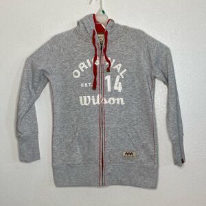 WILSON Women’s 100 Years Limited Edition Full Zip Cool Gray Hoodie